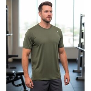 Rhoback Blitz Tech Performance T-Shirt Green SilverKnit Ionic+ Wicking Tee Shirt